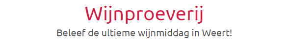Wijnproeverij title